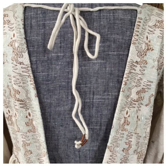 Free People Much Love Embroidered Tunic Top.  NWT. - Picture 7 of 8